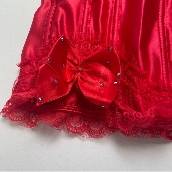 Fredricks of Hollywood Red Corset - Picture 2 of 11